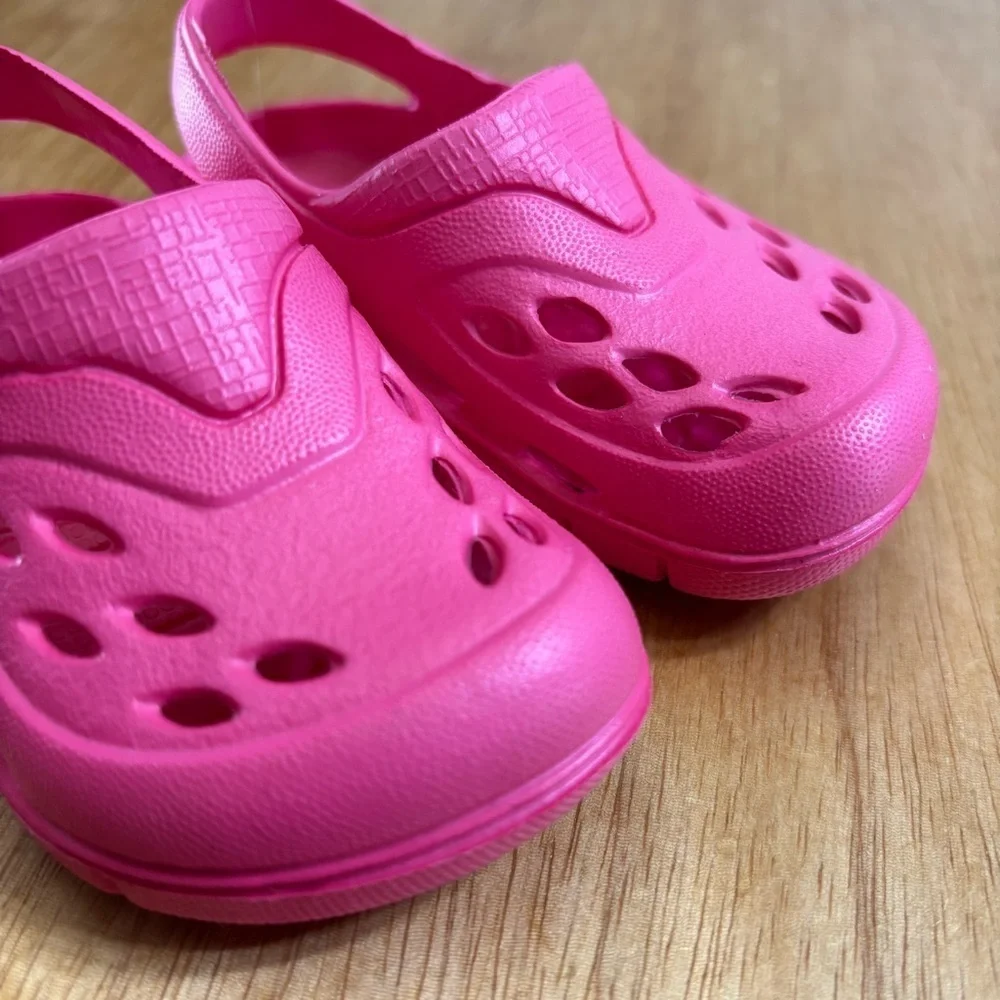 Wonder Nation Baby Girl Pink Clog Shoe Size 2 Infant 3-6m